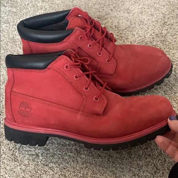 Timberland Red Waterproof Boots 20 Gram 